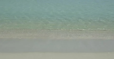 Breaking waves at Vardero beach Cuba Stock Footage 61696447