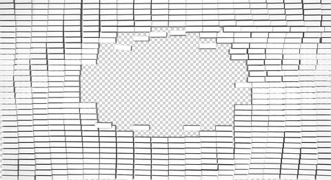 A-breaking.wall-4 Illustrazione stock