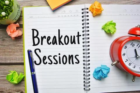 BREAKOUT SESSIONS Stock Photos