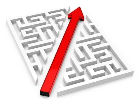 The breakthrough Stock Illustration