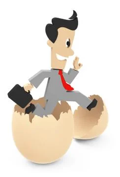 The breakthrough Stock Illustration