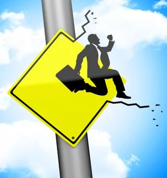 The breakthrough Stock Illustration