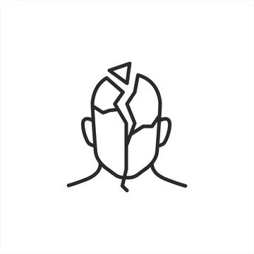 Breakthrough Mindset Icon Stock Illustration