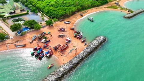 A breakwater is a crucial engineering structure designed to protect coastal. Stock Footage 249727455