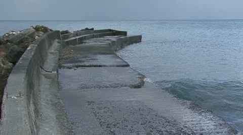 Breakwater Video stock 12049955