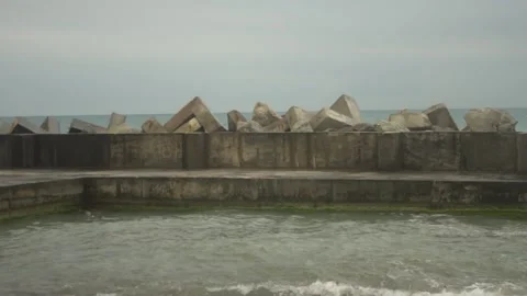 Breakwater Video stock 131827037