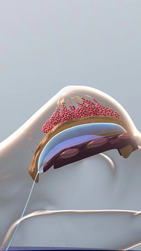 Breast augmentation surgery via underarm incision 스톡 동영상 345102766