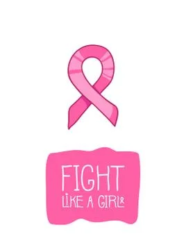 Breast cancer CL obj Stock Illustration