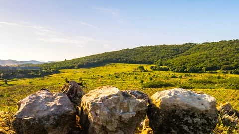 Breast of hill Stock Footage 96214465