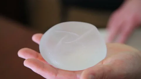 Breast implant. Stock Footage 88199839