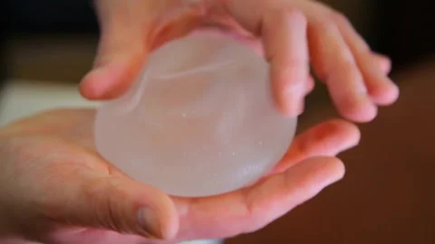 Breast implant. Stock Footage 245609451