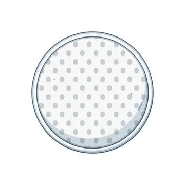 Breast pad illustration with dotted texture for maternity hygiene Stock Illustration