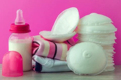 Breast pads close-up Stock Photos