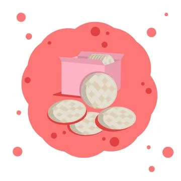 Breast pads Stock Illustration
