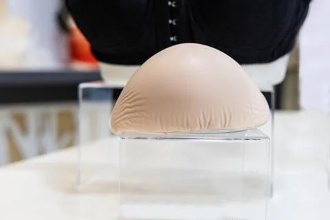 Breast prosthesis and post surgery bra for breast cancer patient after mastec Stock Photos