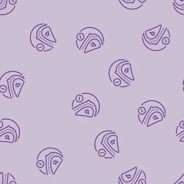 Breast reduction surgery line seamless pattern Stock Illustration
