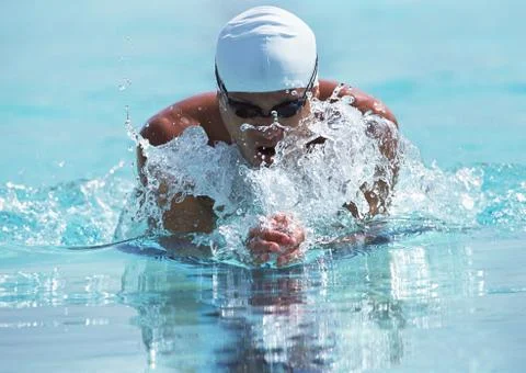 Breast Stroke Stock Photos