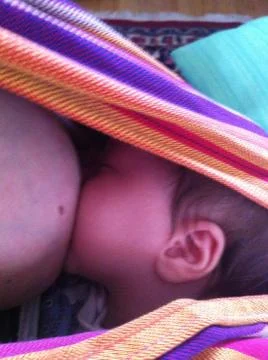 Breastfeed Fotos de archivo