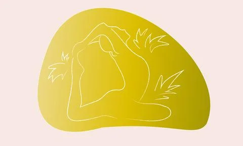 The Breath of Light in the Body Stock Illustration