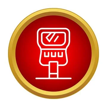 Breath test device indicating a valid result for alcohol levels Stock Illustration