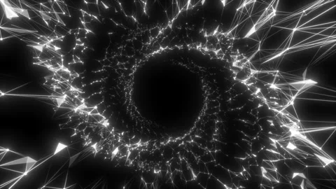 Breathable spiral. Space background. Seamless loop. Stock Footage 101879815