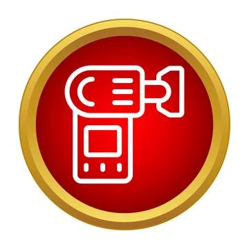 Breathalyzer alcohol testing device icon for road safety 스톡 일러스트