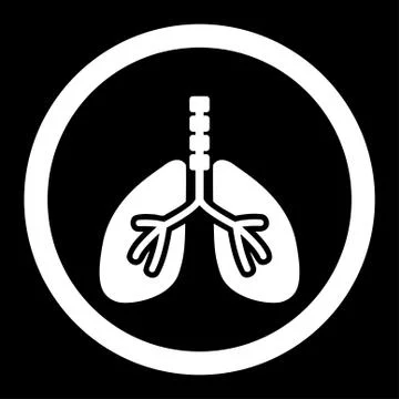 Breathe System Rounded Vector Icon Stock Illustration