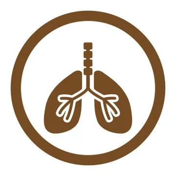 Breathe System Rounded Vector Icon Stock Illustration