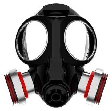 The breathing mask Illustrazione stock