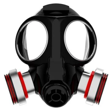 The breathing mask Stock Illustration