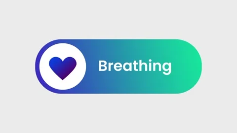 Breathing Mode Pill Button Stock Footage 334463011