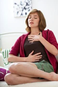 Breathing Stock-Fotos