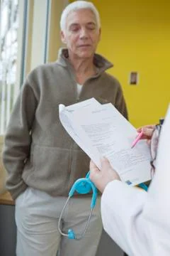 Breathing, spirometry result Stock Photos