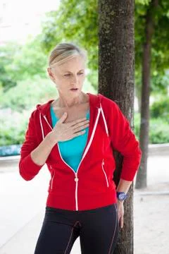 Breathlessness Stock Photos