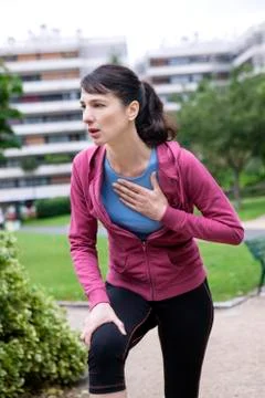 Breathlessness Stock Photos