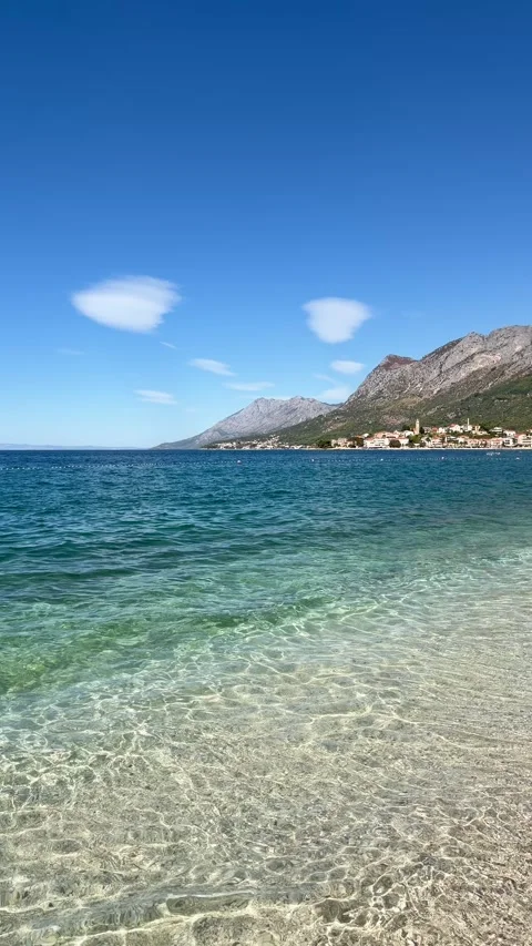 Breathtaking Adriatic Coastline Stock Footage 345840611