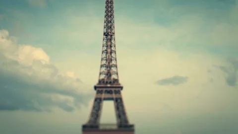 Breathtaking Aerial &amp; Ground Views of the Eiffel Tower, Paris Stock Footage 303304894
