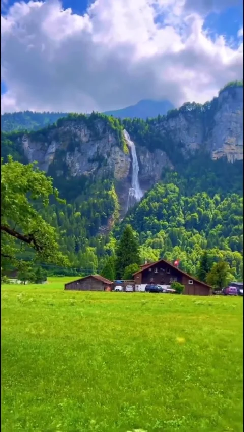 Breathtaking aerial view dramatic mountains Stock Footage 280191825