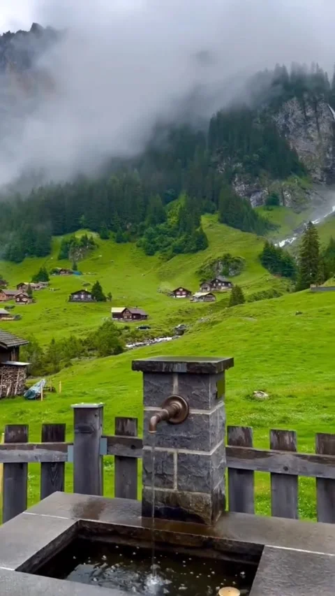 Breathtaking aerial view dramatic mountains Stock Footage 280191844