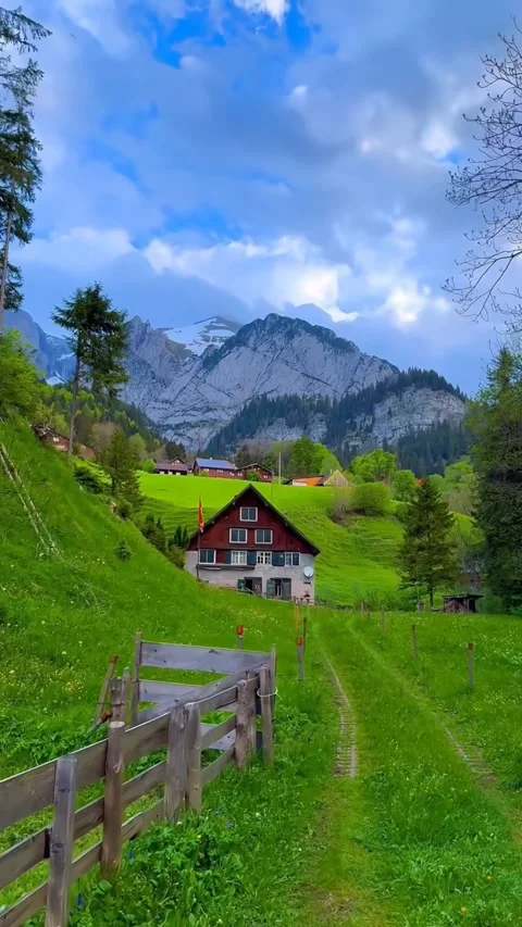 Breathtaking aerial view dramatic mountains Stock Footage 280191995