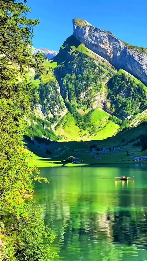 Breathtaking aerial view dramatic mountains Stock Footage 280192005