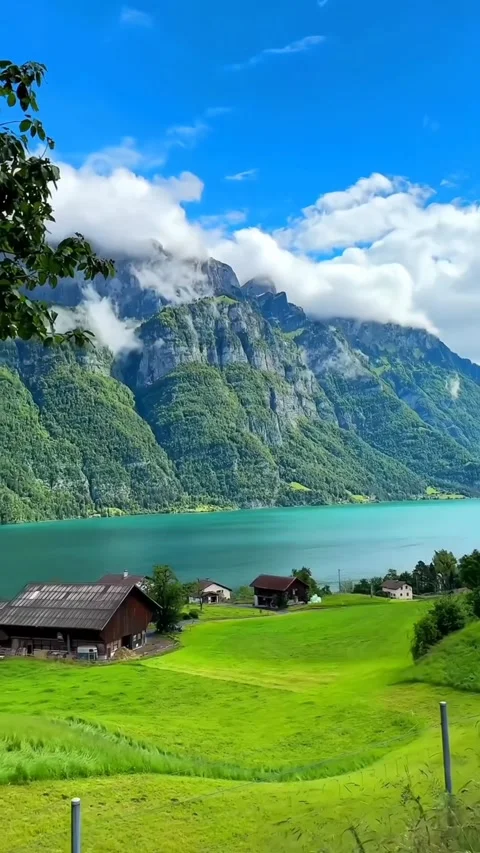 Breathtaking aerial view of dramatic mountains Stock Footage 280192038