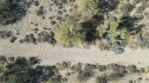 Breathtaking Aerial Views of the Apache Junction Desert Stock Footage 303040885