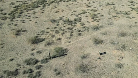 Breathtaking Aerial Views of the Apache Junction Desert Stock Footage 303041211