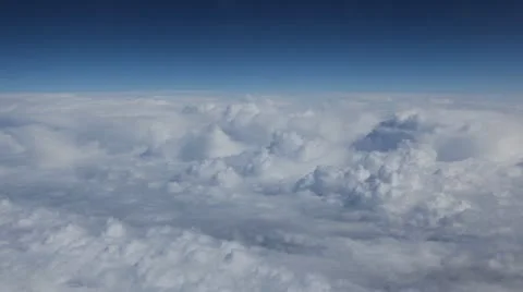 Breathtaking Airplane View, Fields, Beautiful Mountains, Incredible Clouds Stock-Footage 9472198
