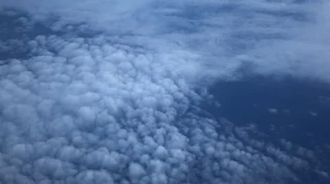 Breathtaking Airplane View, Fields, Beautiful Mountains, Incredible Clouds Stock Footage