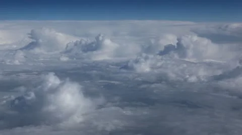 Breathtaking Airplane View, Fields, Beautiful Mountains, Incredible Clouds 動画素材 9473375
