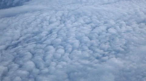 Breathtaking Airplane View, Fields, Beautiful Mountains, Incredible Clouds Stock Footage