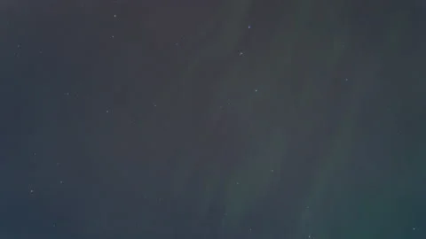 Breathtaking aurora in night sky Stock Footage 198714469