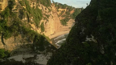 Breathtaking Diamond Beach Rock Formations Sunrise Aerial View Stock Footage 339456662